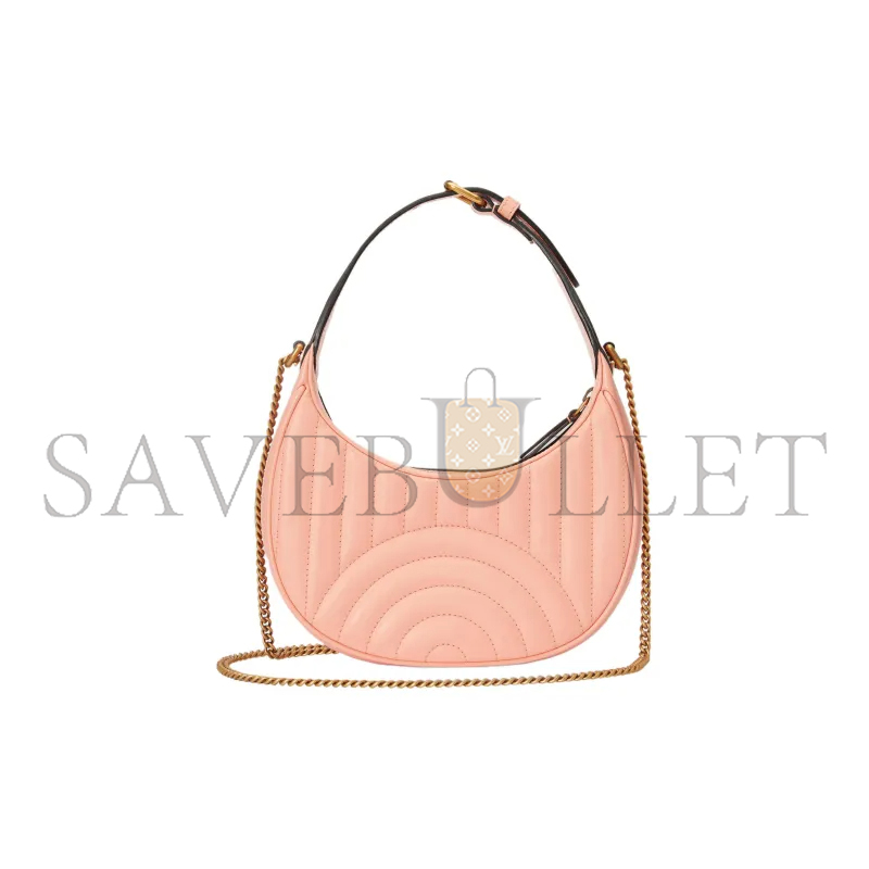 GUCCI GG MARMONT HALF-MOON-SHAPED MINI BAG 699514 (21.5*11*5cm)